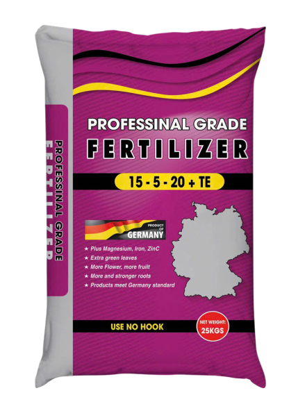 FERTILIZER 15 - 5 - 20 + TE